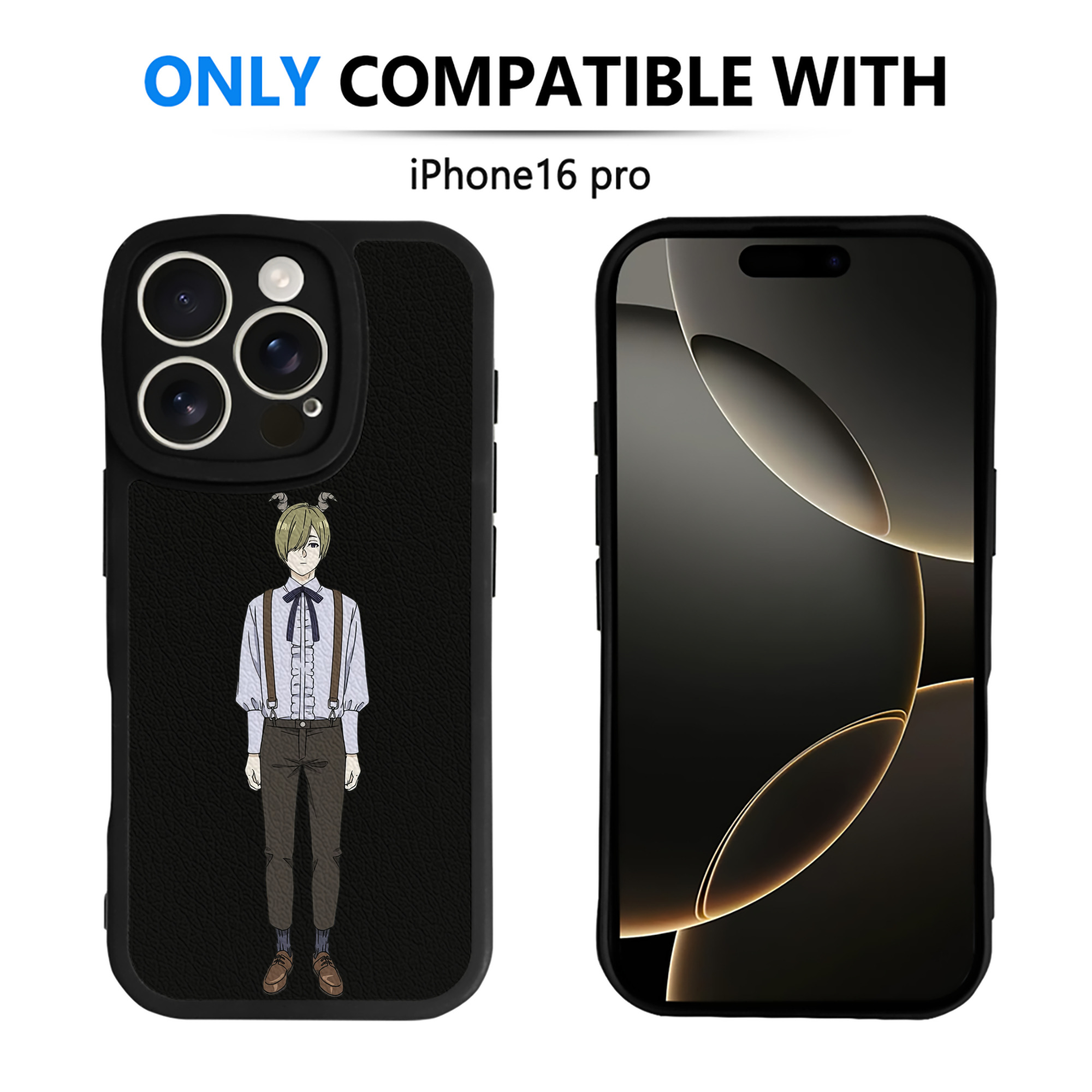 （画像用） 葬送のフリーレン Frieren 【iPhone 16シリーズ対応】シリコンスマホケース（レザー調） 材質：シリコン